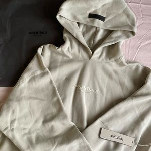 beige relax hoodie ESSENTIALS FEAR OF GOD